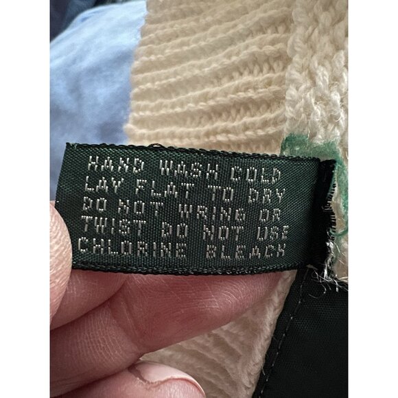 NEW in bag vintage 80s JC Penney Hunt Club white short sleeve beachy sweater S - Picture 8 of 14